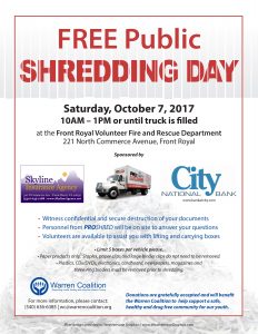 Shred Day Flyer - 2017